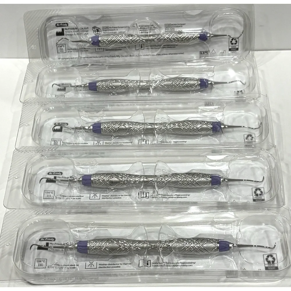 HuFriedyGroup S204SXE2 204S DE Sickle Scaler EE2 Harmony Sterile Lot of 5 New